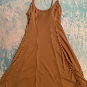 Mustard yellow mini dress